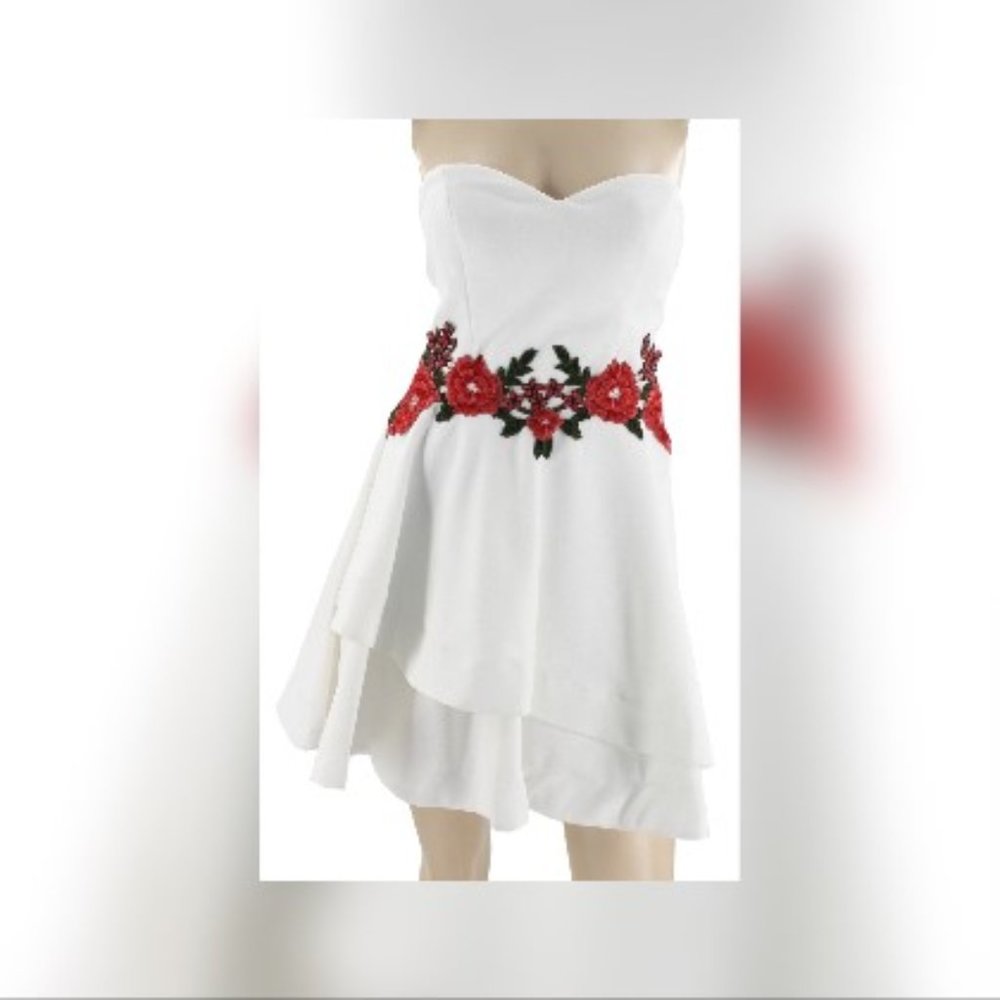 Fit & Flare Strapless Dress